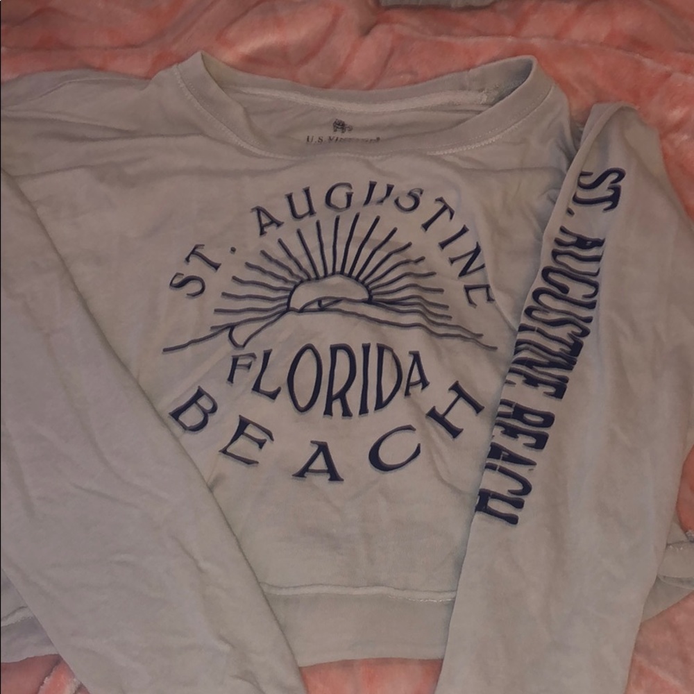 St Augustine Beach Cropped Sweater